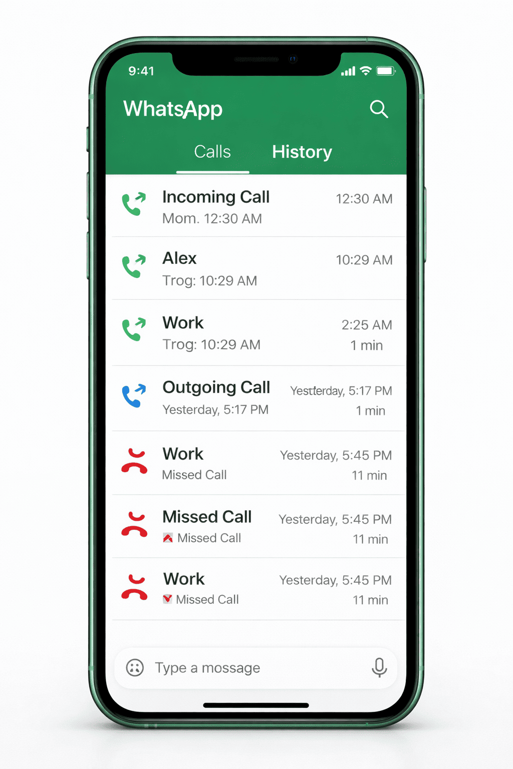 WhatsApp Business Call Tracking Dashboard